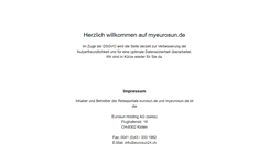 Desktop Screenshot of myeurosun.de